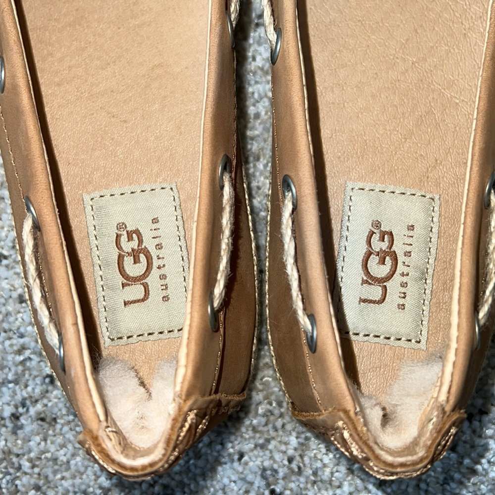 NIB AUTH UGG CHIVON FLAT CHESTNUT - Picture 7 of 8